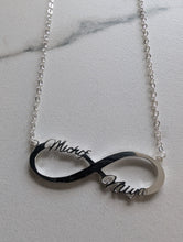 Laden Sie das Bild in den Galerie-Viewer, Michif Niiya Infinity Necklace – Sterling Silver