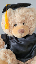 Laden Sie das Bild in den Galerie-Viewer, Graduation Bear with Beaded Pin - North of Fifty Indigenous Boutique