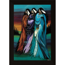 Laden Sie das Bild in den Galerie-Viewer, "Three Sisters" Wall Art by Cree artist Betty Albert