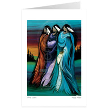 Laden Sie das Bild in den Galerie-Viewer, Betty Albert Three Sisters Wall Art | Native Art Canada