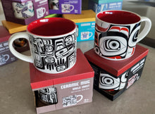 Laden Sie das Bild in den Galerie-Viewer, 16 oz "Eagle Crest" Mug by Bella Bella Artist, Ben Houstie - North of Fifty Indigenous Boutique