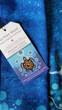 Laden Sie das Bild in den Galerie-Viewer, "Medicine Turtle"  Eco Art Shawl by Native Artist Jack Jacko - North of Fifty Indigenous Boutique