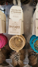 Laden Sie das Bild in den Galerie-Viewer, Birthstone Dreamcatchers with 2 inch rings/hoops - North of Fifty Indigenous Boutique