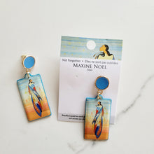 Laden Sie das Bild in den Galerie-Viewer, "Not Forgotten" Vegan Leather Earrings, artwork by Native artist Maxine Noel - North of Fifty Indigenous Boutique