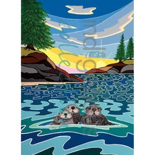 Load image into Gallery viewer, "Melts My Heart" Tea Towel by Coast Salish artist, Shelley Davies