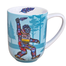 Laden Sie das Bild in den Galerie-Viewer, "Sasquatch" 16 oz mug by Indigenous artist, Jessica Somers - North of Fifty Indigenous Boutique