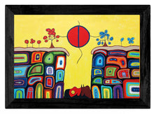 Laden Sie das Bild in den Galerie-Viewer, Which Way indigenous wall art by Micqaela Jones Canada