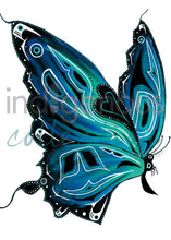 Laden Sie das Bild in den Galerie-Viewer, Butterfly by Native artist Diane Levesque North of Fifty 50