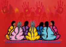 Laden Sie das Bild in den Galerie-Viewer, The Sacredness of Women indigenous wall art by Simone McLeod Canada