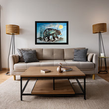 Load image into Gallery viewer, A Bear's Journey Framed Wall Art by Métis Artist Carla Joseph