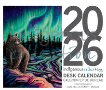 Laden Sie das Bild in den Galerie-Viewer, 2026 Desk Calendar artwork by Amy Keller Rempp - North of Fifty Indigenous Boutique