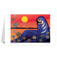 Laden Sie das Bild in den Galerie-Viewer, "Evening Sun Woman" Wall Art by Cree artist Betty Albert