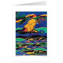 Laden Sie das Bild in den Galerie-Viewer, "Winter Run" Wall Art, artwork by Indigenous artist Dawn Oman