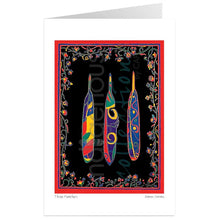 Laden Sie das Bild in den Galerie-Viewer, Dawn Oman Three Feathers Wall Art | Native Art Canada