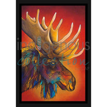 Laden Sie das Bild in den Galerie-Viewer, "Bullwinkle" Wall Art, artwork by Indigenous artist Micqaela Jones