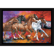 Laden Sie das Bild in den Galerie-Viewer, Runnning Free Indigenous Wall Art by John Balloue