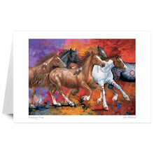 Laden Sie das Bild in den Galerie-Viewer, John Balloue Running Free Wall Art | Native Art Canada