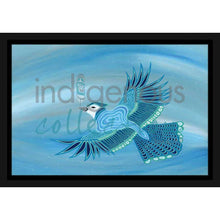 Laden Sie das Bild in den Galerie-Viewer, Blue Jay Wall Art by Patrick Hunter | Indigenous Art Print Canada