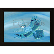 Laden Sie das Bild in den Galerie-Viewer, Blue Jay Wall Art by Patrick Hunter | Indigenous Art Print Canada