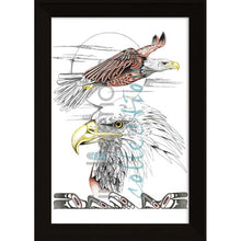 Laden Sie das Bild in den Galerie-Viewer, Charlie Silverfox Flying with the Wind Wall Art | Native Art Canada