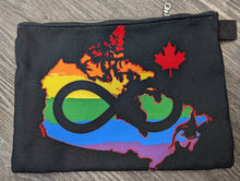 Charger l'image dans la galerie, Metis Rainbow Carry All Pouch - North of Fifty Indigenous Boutique