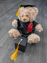 Laden Sie das Bild in den Galerie-Viewer, Graduation Bear with Beaded Pin - North of Fifty Indigenous Boutique