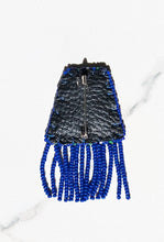 Laden Sie das Bild in den Galerie-Viewer, Hand crafted Blue Beaded Metis Sash Pin - North of Fifty Indigenous Boutique