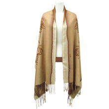 Load image into Gallery viewer, "Bee-Lieve" Eco Art Shawl by Cree artist Pat Bruderer - North of Fifty Indigenous Boutique