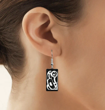 Laden Sie das Bild in den Galerie-Viewer, "Raven" Earrings artwork by Native Artist, Roy Henry Vickers - North of Fifty Indigenous Boutique