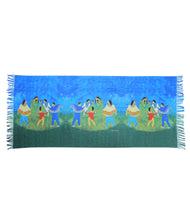 Charger l'image dans la galerie, "Family Circle" Art Print Shawl, artwork by Native artist Maxine Noel - North of Fifty Indigenous Boutique
