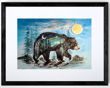 Laden Sie das Bild in den Galerie-Viewer, Carla Joseph A Bear's Journey Wall Art | Native Art Canada