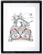 Laden Sie das Bild in den Galerie-Viewer, Charles Silverfox Beaver Making Home Wall Art | Native Art Canada
