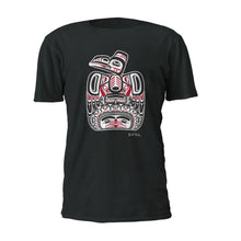 Laden Sie das Bild in den Galerie-Viewer, "Children of the Raven" Unisex Tshirt by Haida Artist Bill Reid - North of Fifty Indigenous Boutique