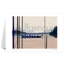 Laden Sie das Bild in den Galerie-Viewer, "Curtis Canoe" Wall Art, artwork by Indigenous artist Mark Preston