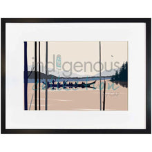 Laden Sie das Bild in den Galerie-Viewer, "Curtis Canoe" Wall Art, artwork by Indigenous artist Mark Preston