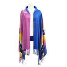 Laden Sie das Bild in den Galerie-Viewer, "Eagle" Eco-Shawl by Indigenous Artist, Jessica Somers - North of Fifty Indigenous Boutique