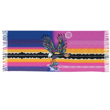 Laden Sie das Bild in den Galerie-Viewer, "Eagle" Eco-Shawl by Indigenous Artist, Jessica Somers - North of Fifty Indigenous Boutique