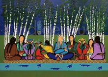 Charger l'image dans la galerie, "Giving Thanks for Who We Are" Wall Art by Cree/Ojibway artist Simone McLeod