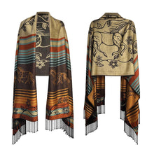 Charger l'image dans la galerie, Horse woven Shawl by Storm Angeconeb