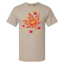 Laden Sie das Bild in den Galerie-Viewer, Indigenous Maple T-shirt by Paul Windsor - North of Fifty Indigenous Boutique