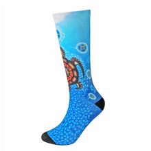Load image into Gallery viewer, Medicine Turtle Socks, by James Jacko