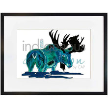 Laden Sie das Bild in den Galerie-Viewer, Diane Levesque Moose Wall Art | Native Art Canada