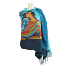 Laden Sie das Bild in den Galerie-Viewer, Native artist, Indigenous Art, Sioux, Maxine Noel, Shawl