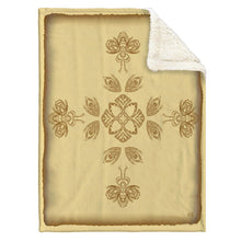 Charger l'image dans la galerie, "Bee-Lieve" Faux Rabbit Throw, artwork by Cree Artist Pat Bruderer - COMING SOON - AVAILABLE TO PRE-ORDER