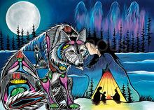 Laden Sie das Bild in den Galerie-Viewer, 12 Moons Art Cards - a card for every month! - by Indigenous Artist Jessica Somers - North of Fifty Indigenous Boutique