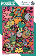 Laden Sie das Bild in den Galerie-Viewer, Tree of Life III - 1000 piece Jigsaw Puzzle. Artwork by Saulteaux Ojibway artist Donna Langhorne - North of Fifty Indigenous Boutique