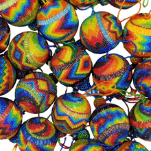 Load image into Gallery viewer, Hand-Beaded Christmas Ornaments