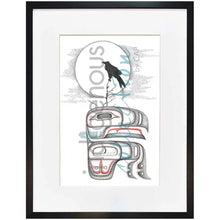 Charger l'image dans la galerie, Raven Wall Art, artwork by Indigenous artist Charlie Silverfox