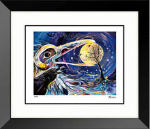 Laden Sie das Bild in den Galerie-Viewer, LIMITED EDITION ART PRINT -  Raven Moon by Metis artist, Carla Joseph - North of Fifty Indigenous Boutique