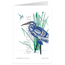 Charger l'image dans la galerie, "Hummingbird and Blue Heron" Wall Art, artwork by Indigenous artist Richard Shorty